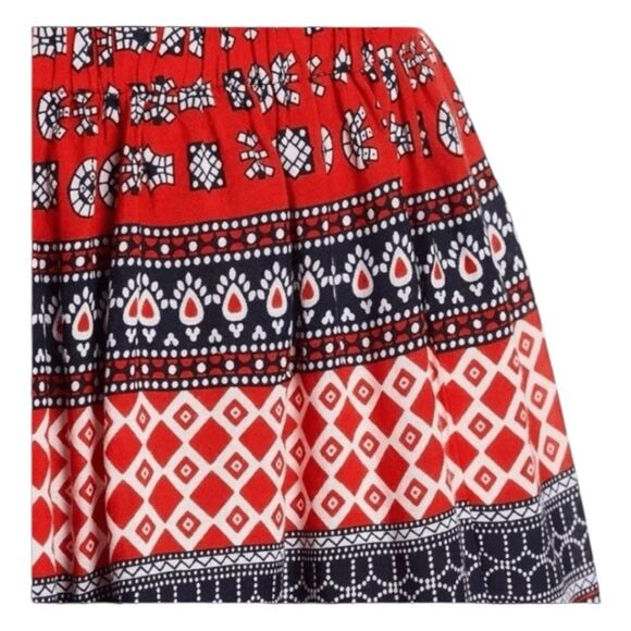 Raga Canyon Horizon Bohemian Print Mini Skirt Pull-On S - Picture 4 of 9